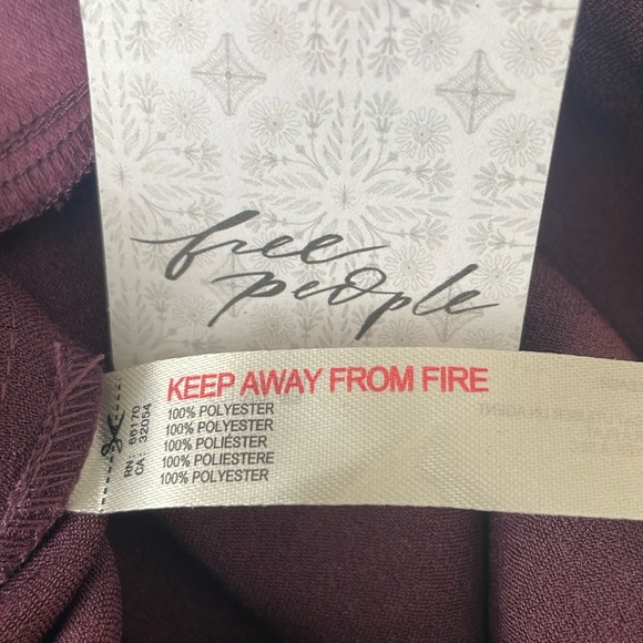 Free People Chasing Love Ruffle Satin - size XS - Picture 15 of 15